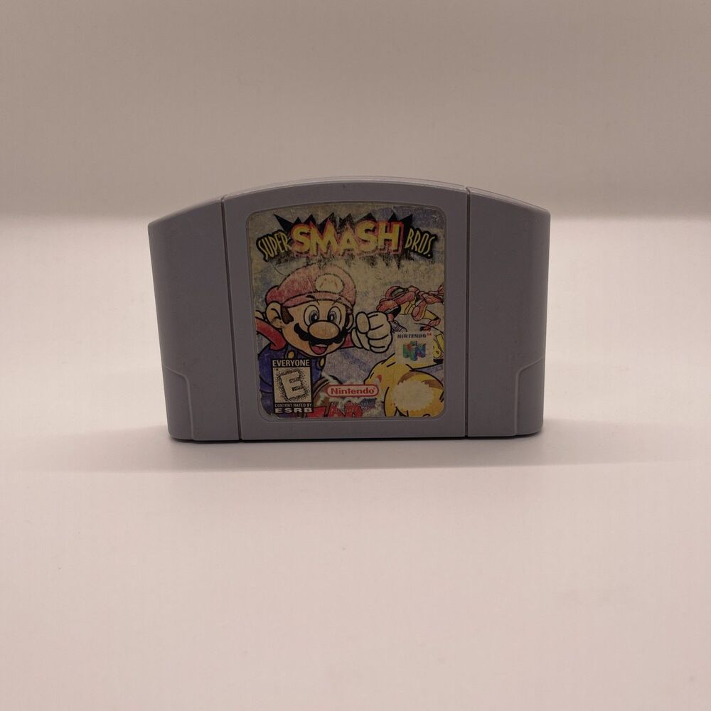 Super Smash Bros Nintendo 64 N64 Authentic OEM Cartridge Tested Working